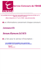 Mobile Screenshot of concours.ensea.fr
