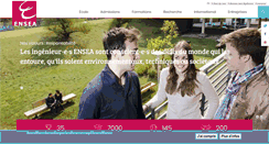 Desktop Screenshot of ensea.fr